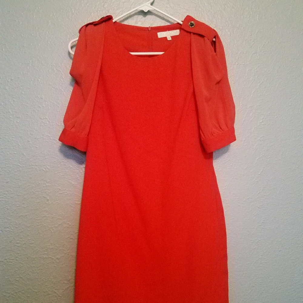 Bright Orange Shift Dress (pre owned).